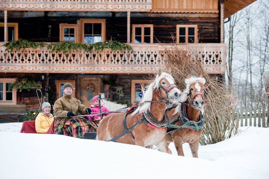 Pferdeschlittenfahren - Winterurlaub in Altenmarkt im Pongau